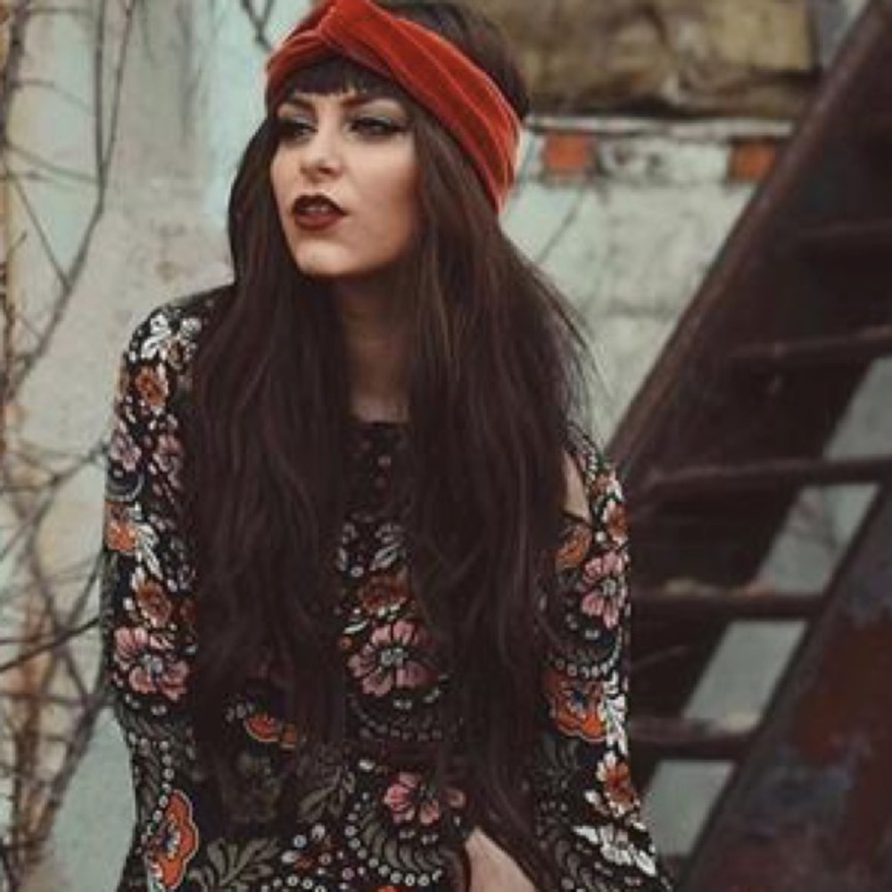 Velvet Turban From Free People Glam Retro NWT - Picture 6 of 8